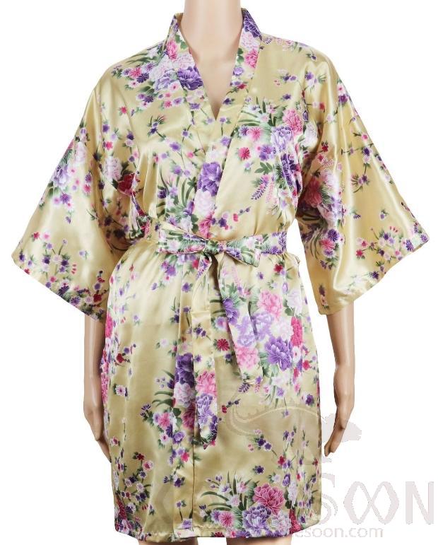 Floral Bathrobe