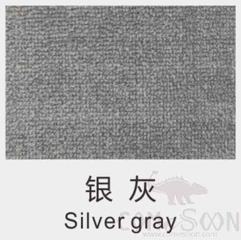 Nylon PVC mat with silver gray backing