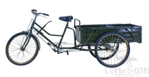 24&quot;Tricycle W/Carrier Army 2150*820*1000mm, Green