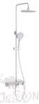 Shower, Top Spray Shower: 10 Inch Top Spray, Hand Shower: 4 Inches 3 Functions