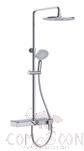 Shower, Top Spray Shower: 10 Inch Top Spray, Hand Shower: 4 Inches 3 Functions