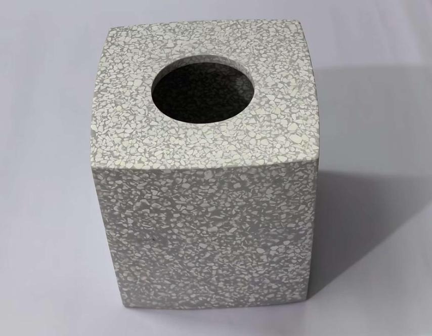 Square Tissue Box, Resin, 130*140*145Mm