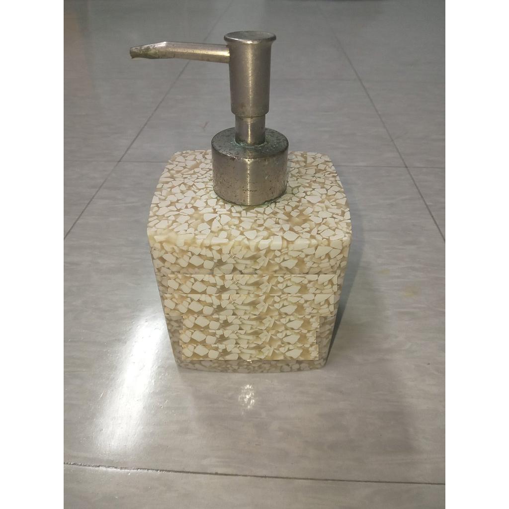 Lotion Bottle, Resin Body + Stainless Steel Pump, 75*85*83/145Mm
