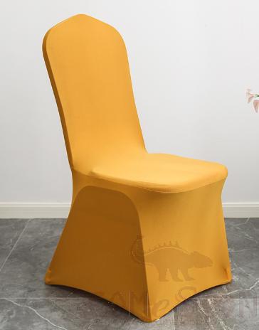 Chair Cover, Spandex, Gold