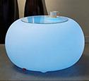 Led Table，PE Plastic， Φ68*H41cm