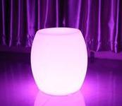 Led Chair，PE Plastic，Φ48*H40cm