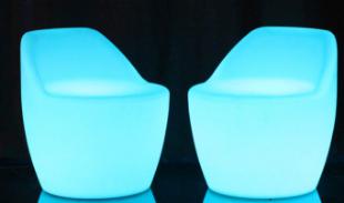 Led Chair,Pe Plastic,56*56*54cm