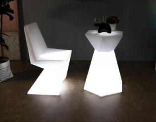 Led Chair,Pe Plastic,40*40*85cm