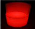 Led Chair,Pe Plastic,65*55*53cm