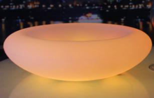 Led Fruit Tray,Pe Plastic,Φ30*H10cm