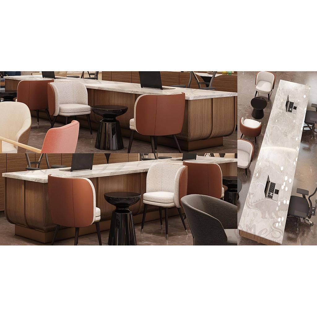 Reception Desk, L400*W85*H75 cm