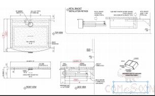 TA-01-18&quot; - Night Stand Table, L46*W38*H13cm