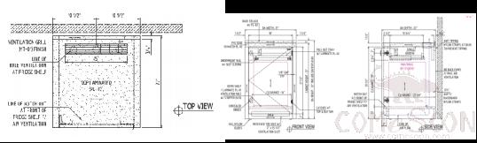 TA-03 - Fridge Cabinet, L53*W56*H80cm