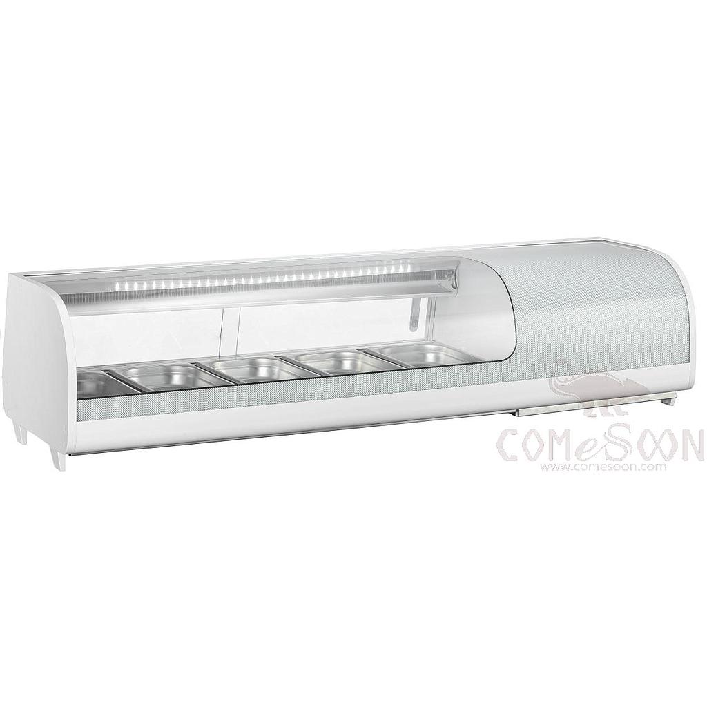 Sushi Cabinet，Electronic Temperature Control，L1324*W406*H316mm