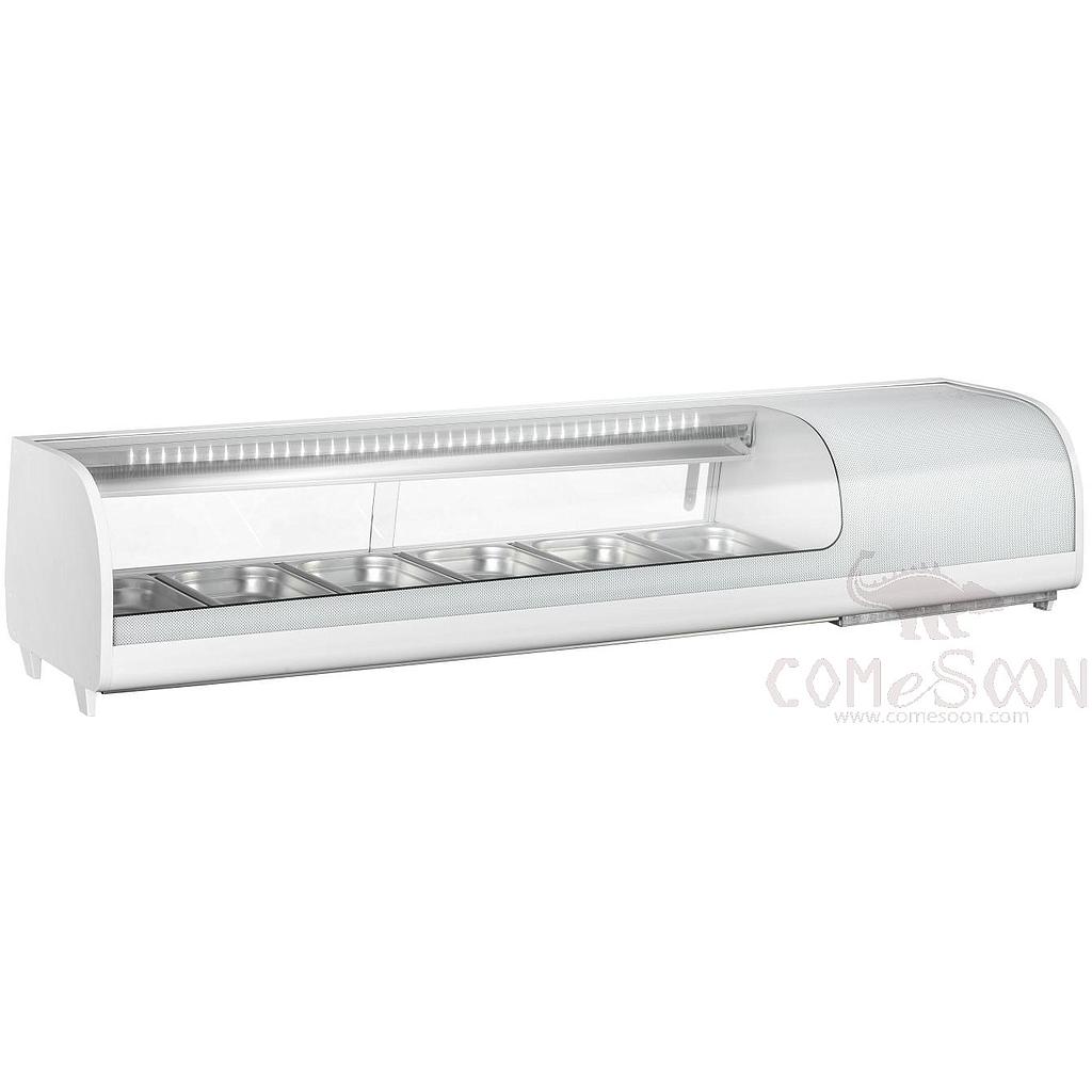 Sushi Cabinet，Electronic Temperature Control，L1500*W406*H316mm