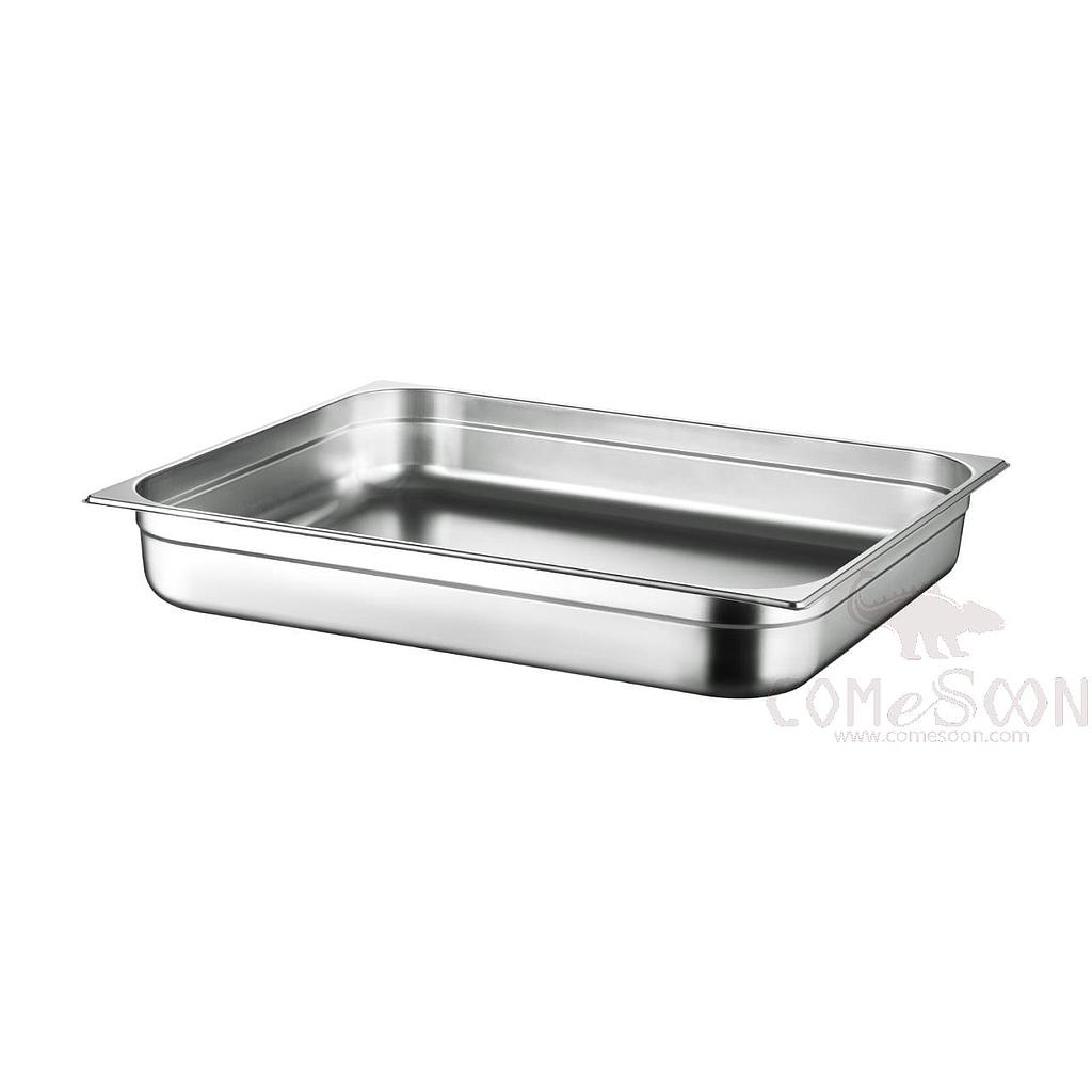 2/1 GN Pan，SS201，L650*W530*H100mm
