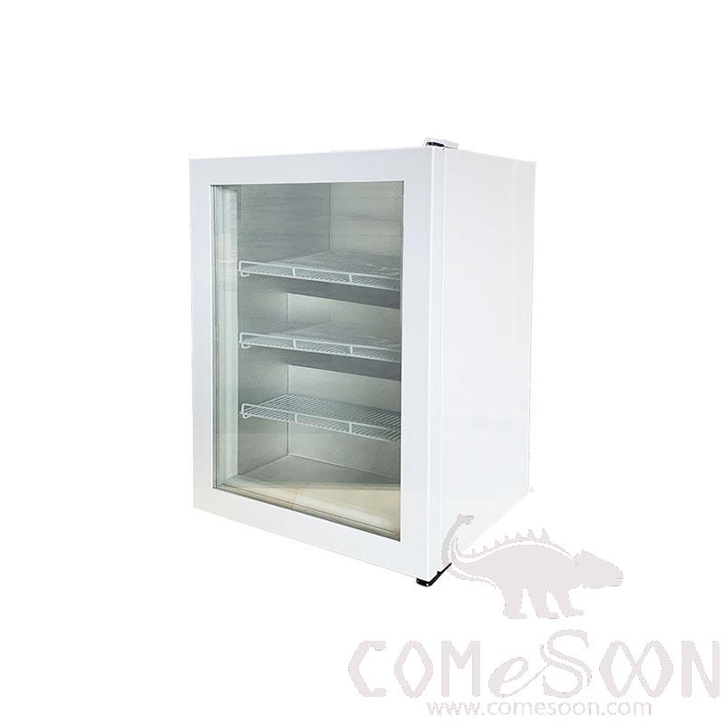 98L Display Ice Cream Freezer, White, L595*W555*H842mm, 210W, -18~-25℃