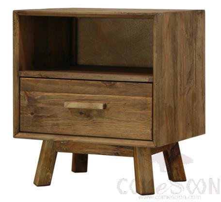 One Drawer Bedside Table, L55*W45*H62 cm