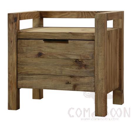 One Drawer Bedside Table, L55*W45*H55 cm