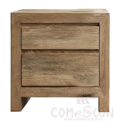 Bedside Table, Old Oak, L63.2*W48*H60 cm