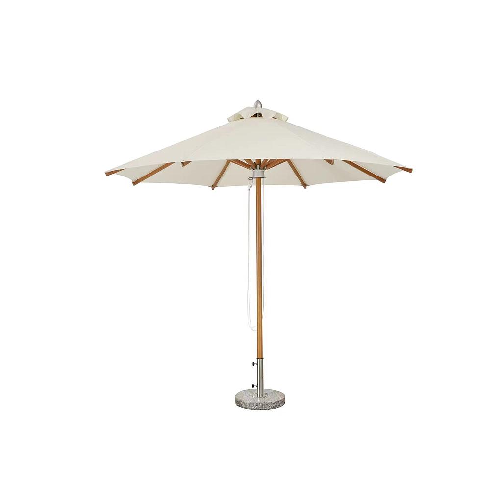 Outdoor Umbrella with Marble Base, L300*W300*H260 cm