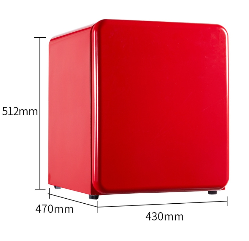 Compressor Retro Small Refrigerator, 46L, W430*D470*H512mm, 55W