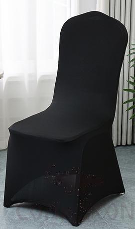 Chair Cover-Spandex-Black