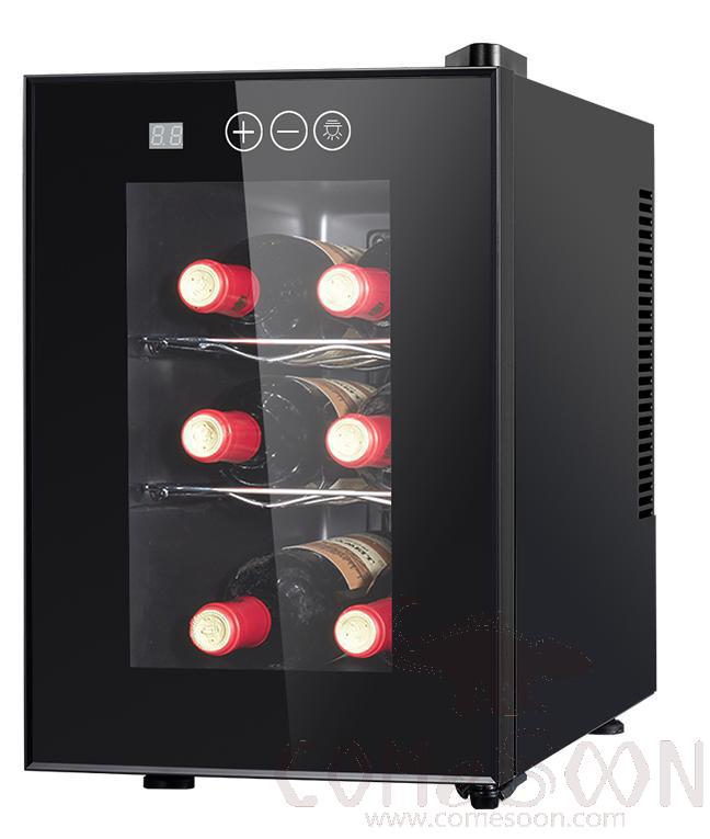 6 Bottle Wine Cooler, 16L, 55W