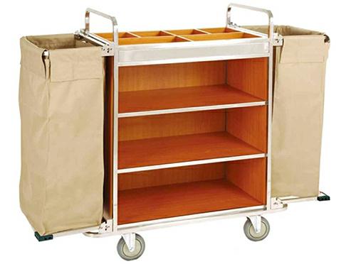 Stainless Steel Frame, Steel And Wood Door Car,135*46*115cm