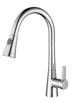 Pull Type Kitchen Faucet-Brass