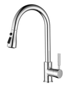 Pull Type Kitchen Faucet-Brass