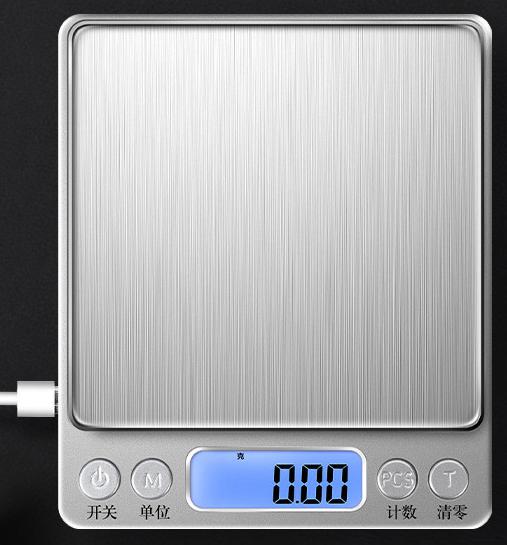 Kitchen Scale 0.5g-1kg/0.1g L12.7*W10*H1.6cm