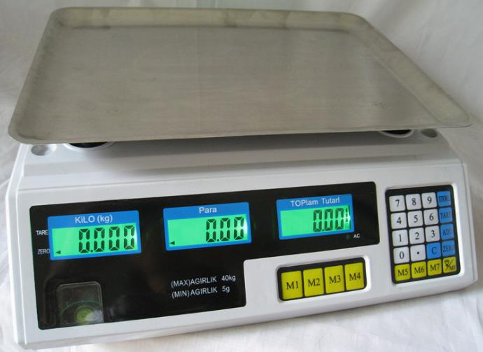 Table Scale 30kg 
L35*W27*H12cm
