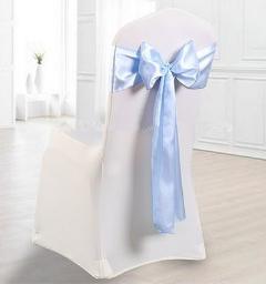 Chair cover band-Sky-blue-18*270cm