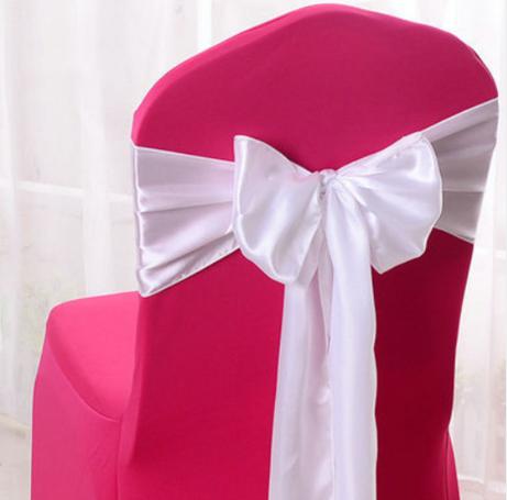 Chair cover band-White-18*270cm