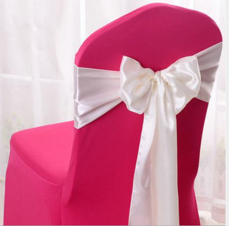 Chair cover band-Creamy white-18*270cm