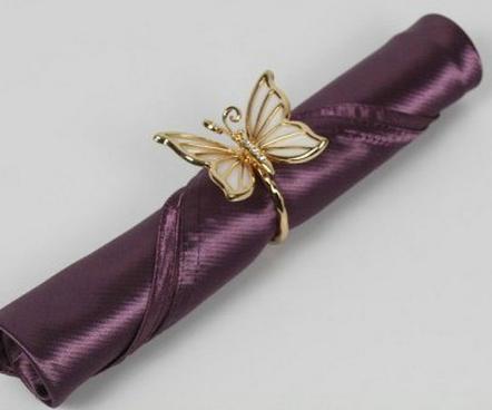 Napkin-Dark purple-50*50cm-Polyester