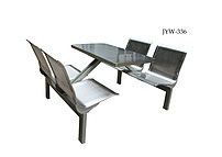 Public table and chair