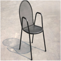 Wire mesh chair