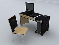Sports school computer desk