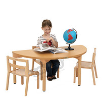 Semicircular table (112 x 56)