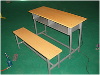 Children's backrest desks and chairs