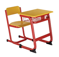 Children's single desk and chair