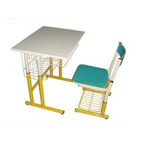 Extra wide student desk and chair