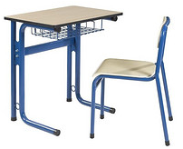Student table and chair / steel table and chair