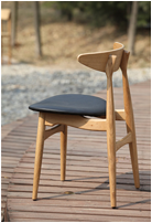 Butterfly solid wood dining chair