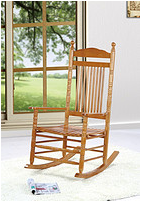 Hardwood rocking chair