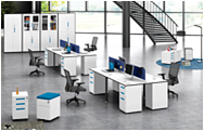 Office table and chair