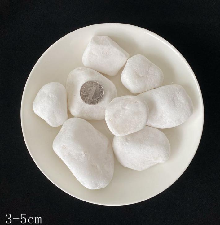 White Pebbles,Diameter 30-50mm