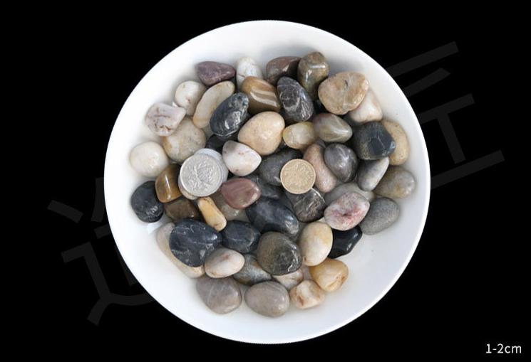 High Gloss Multicolor Pebble,Diameter 20-30mm